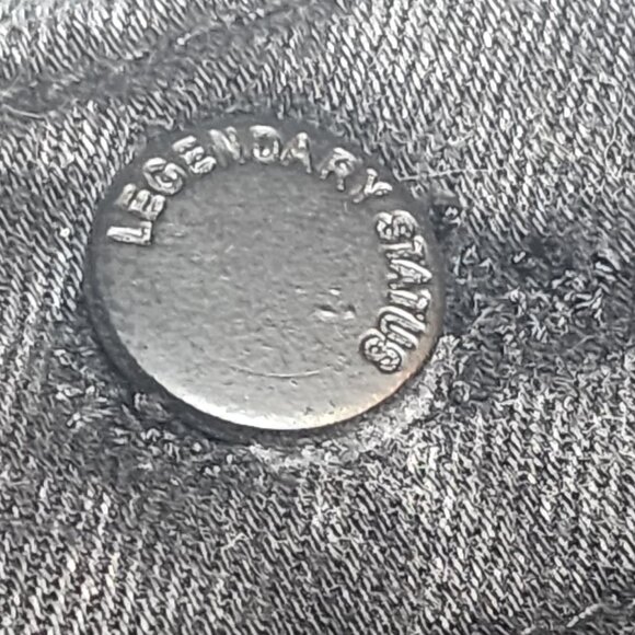 Legendary Status Brand Slim Fit Stretch Black Distressed Wash Jr. Jeans Size 20 - Picture 8 of 16